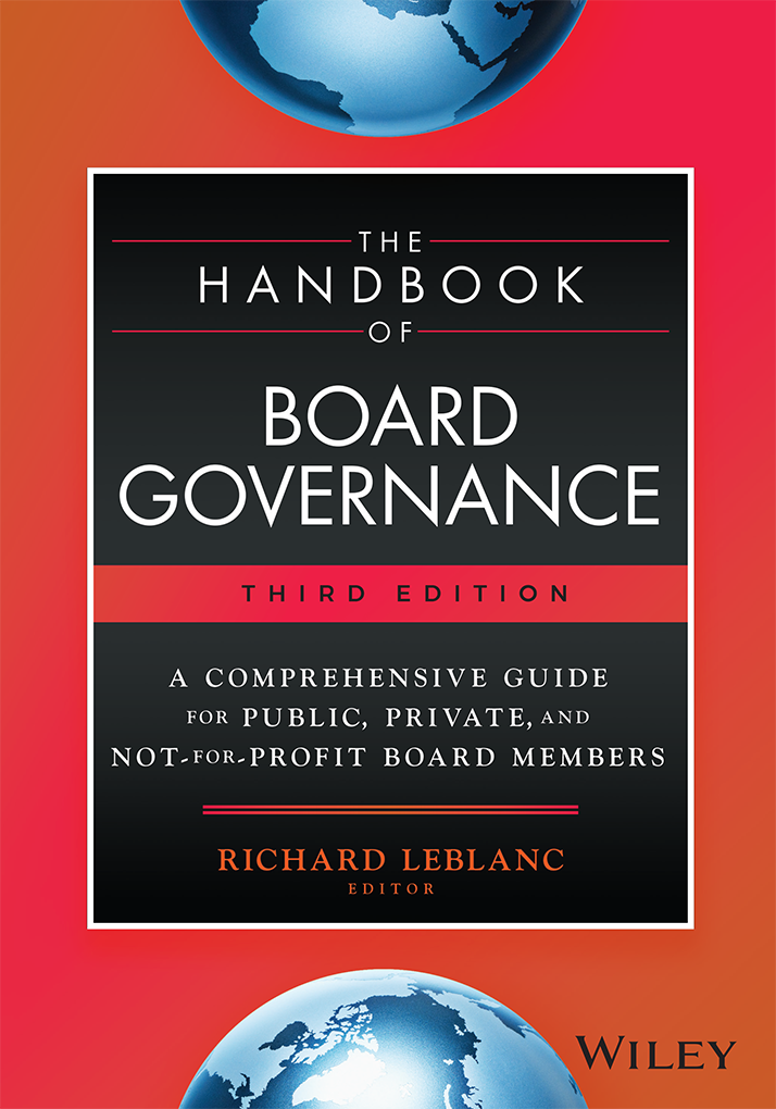 Handbook of Board Governance Cover
